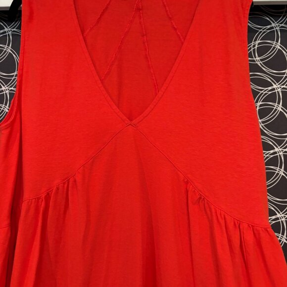 Free People Beach Mandarin Red On My Mind Mini - Picture 2 of 6